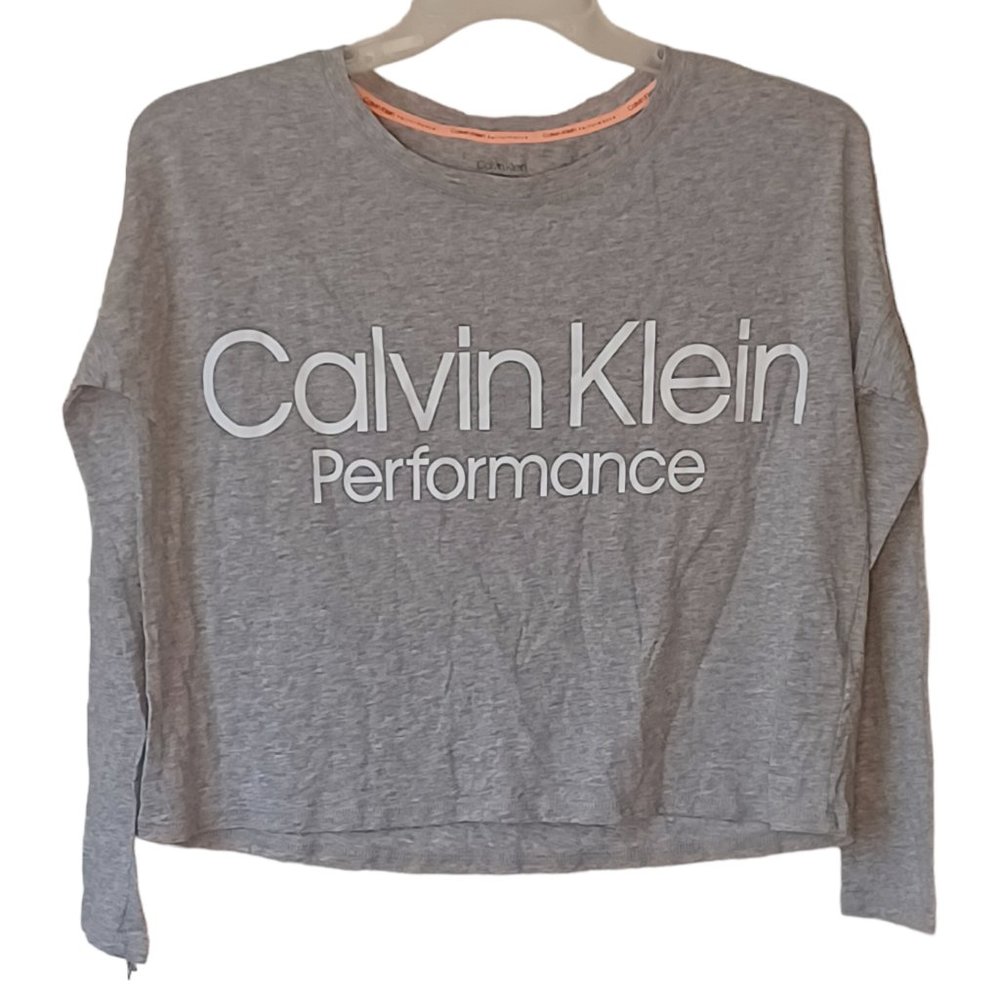 Calvin Klein Performance Gray Top Size Small